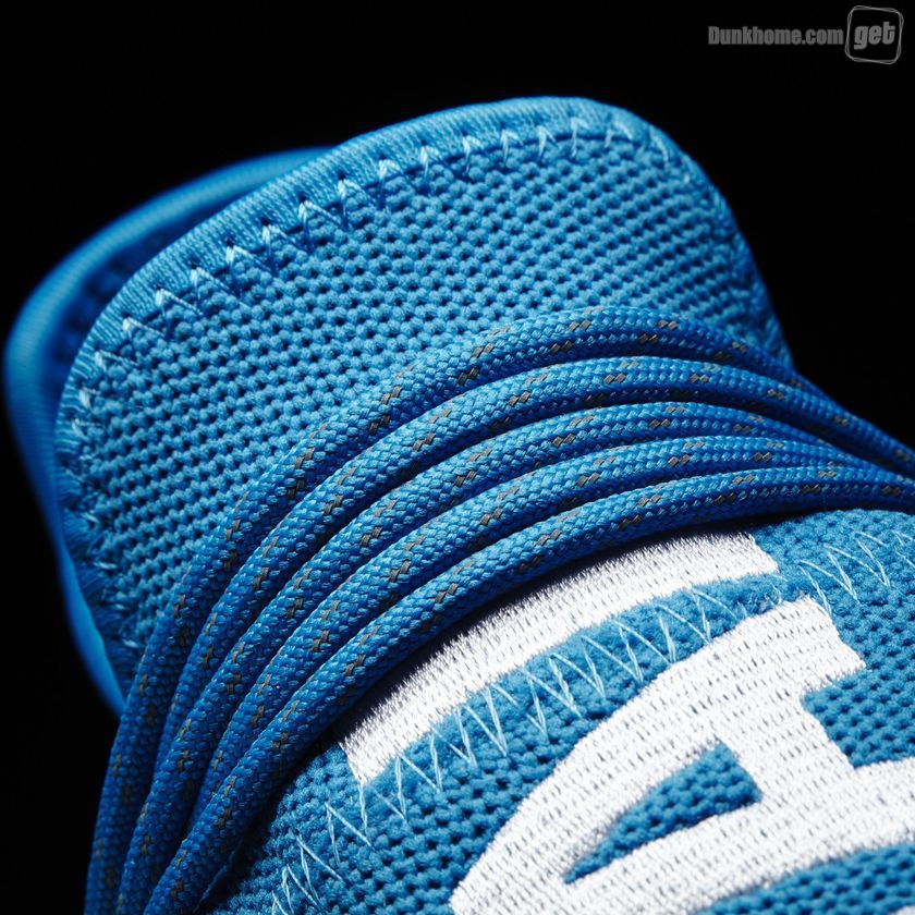 PharrellXadidasNMDHumanRace蓝色近赏