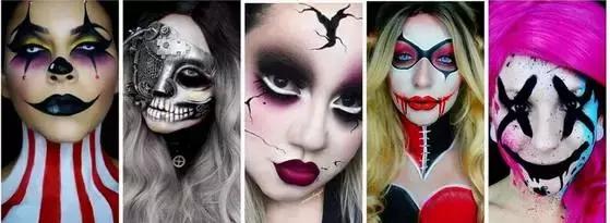 万圣节男生鬼妆简单点,万圣节快速鬼妆教程