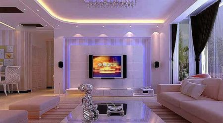 惊艳的客厅背景墙,小户型客厅装修图电视背景墙