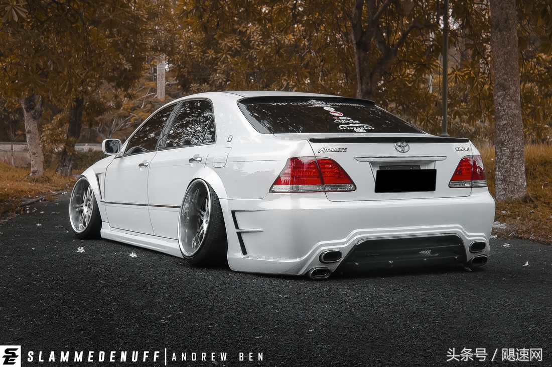 06款皇冠老改新,06款皇冠低趴姿态