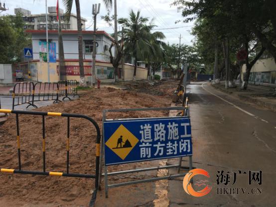 海口秀英区双拥路施工为何总延迟？
