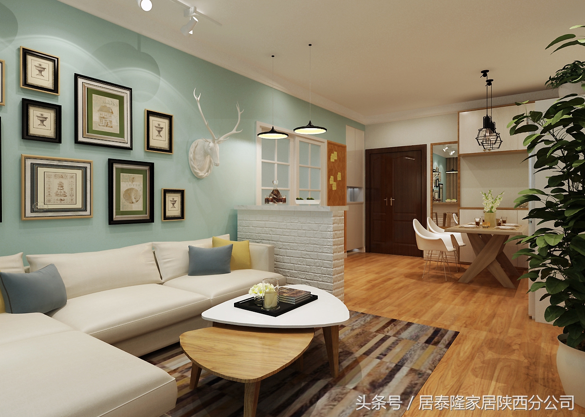 99轻奢公寓,北欧风小户型公寓