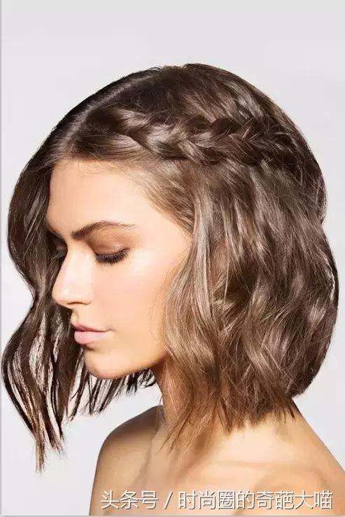 短发女2021流行短发中短发可扎,短发也能如此迷人