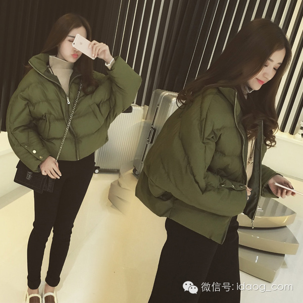 韩版时尚洋气冬季棉服,秋冬加厚韩版休闲保暖棉衣