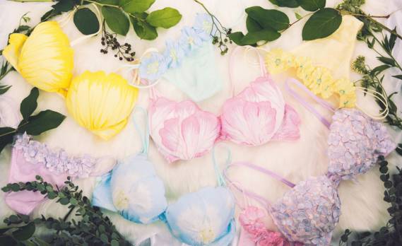 夏天卖断货的人鱼Bra，冬季推出了鲜花系列