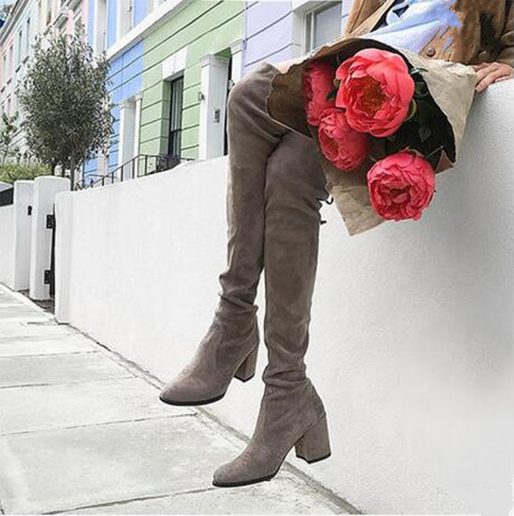 秋冬穿搭高级感长靴,冬日长靴穿搭大衣