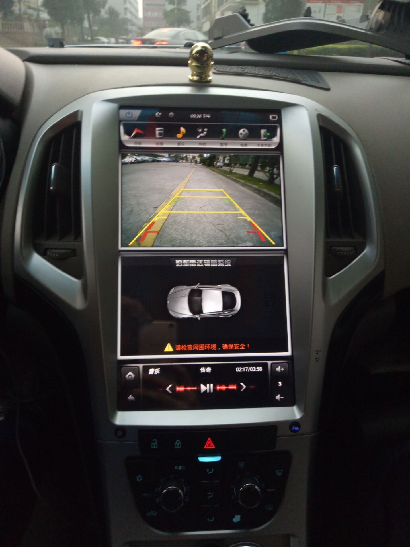 别克老英朗换装安卓智能导航大屏,英朗1.3t加装大屏导航