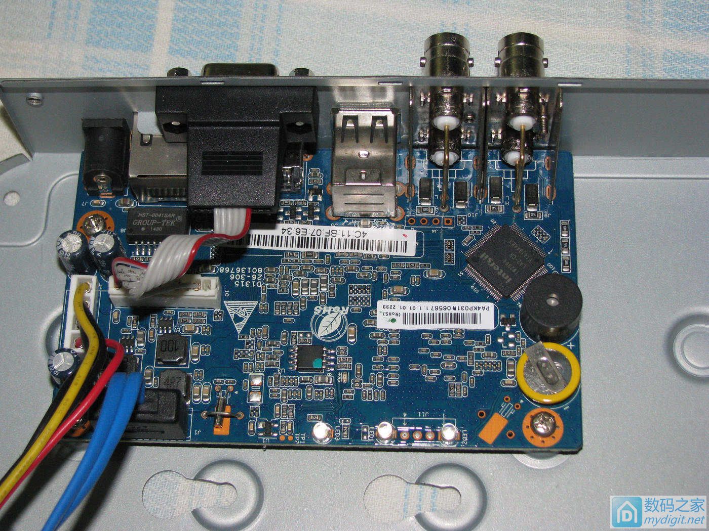 大华录像机拆机,拆解大华