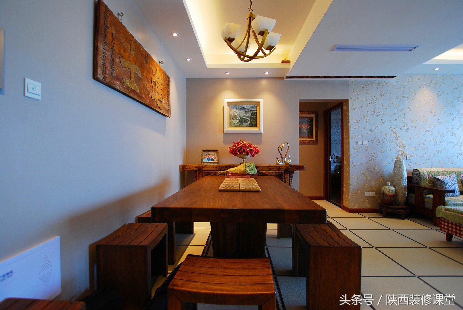 大气上档次婚房,140平新中式婚房图片