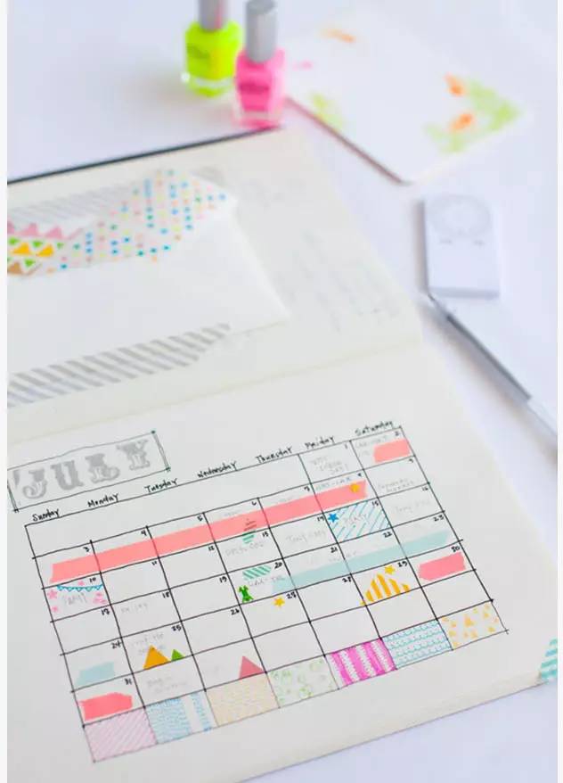 纸胶带的30种玩法,如何用胶带做好玩的玩意儿