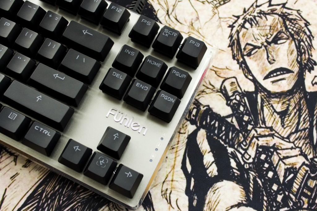 富勒G87S机械键盘,富勒的cherry红轴机械键盘