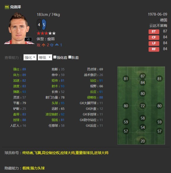 fifaonline3克洛泽空翻庆祝,fifaonline3德国队