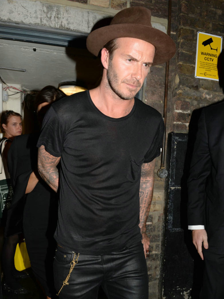 小贝帽子戏法,小贝戴的帽子