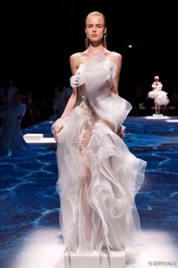 兰玉婚纱照,兰玉设计的明星婚纱