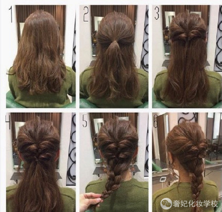 手残党好上手易学的编发教程,简单又随性的6款编发教程