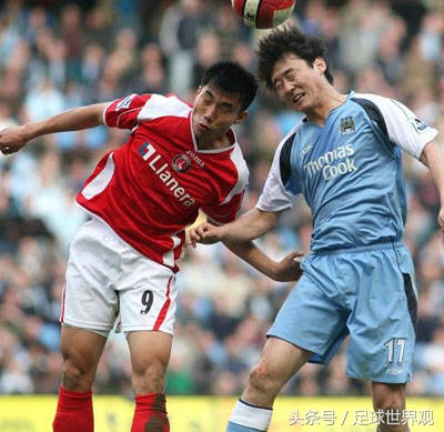 中国球员们无法复制的老照片王大雷为国米守门于海并肩魔力鸟