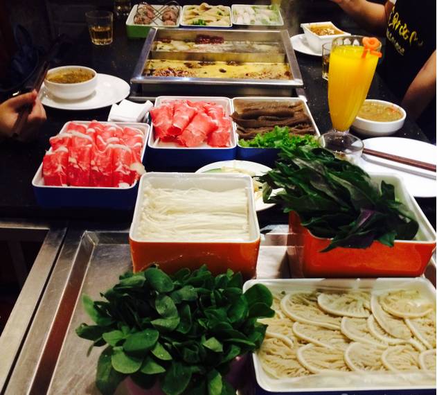 西安冬天火锅,下雪了一定要吃一顿热乎乎的火锅