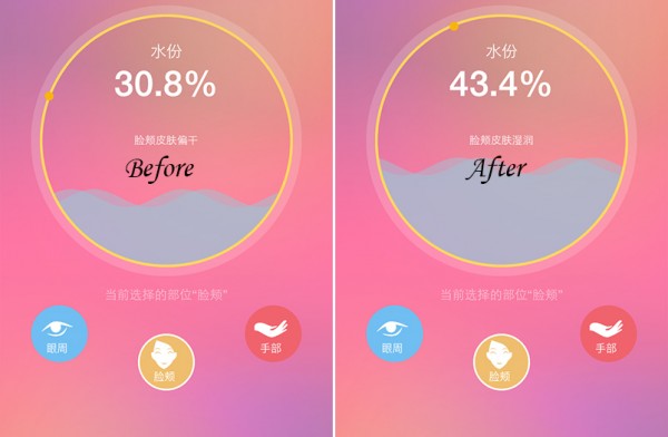 olay玉兰油水感眼霜,rachel素颜