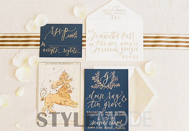 婚礼请柬别致,明星婚礼请柬设计