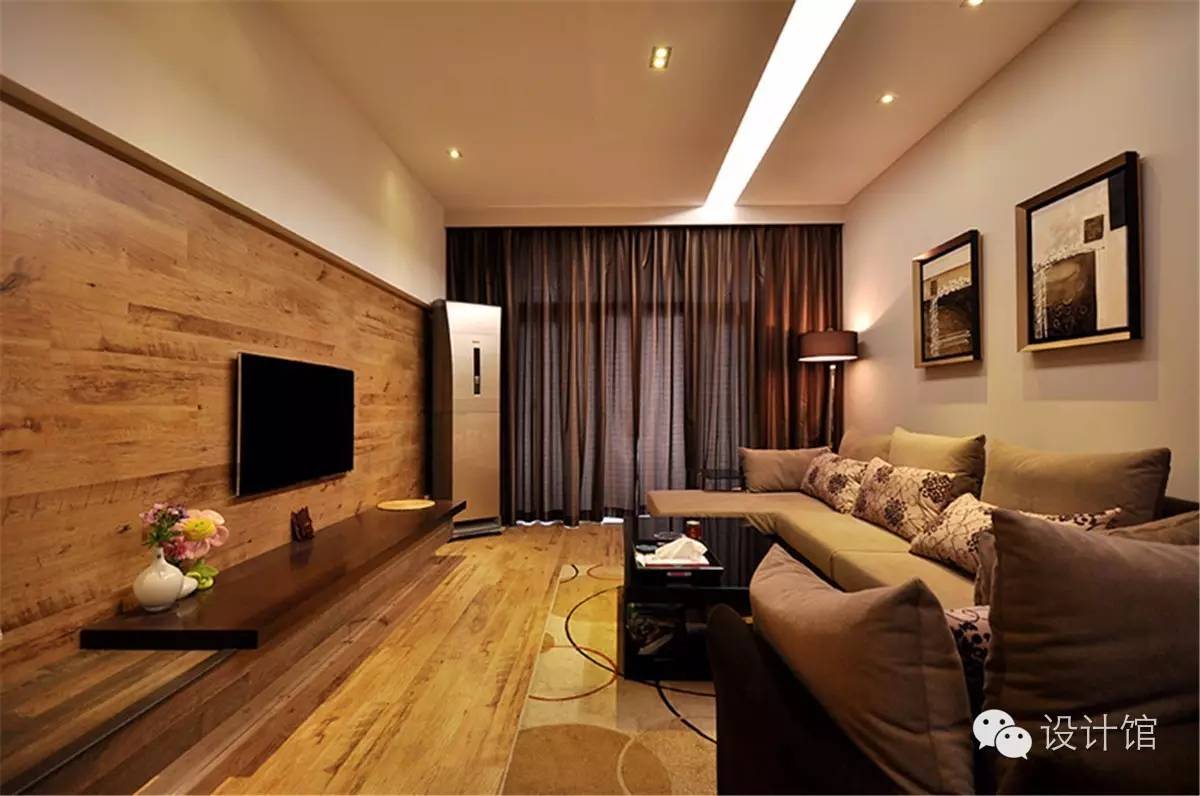 自己动手做木头电视背景墙,用木板做电视墙和电视柜