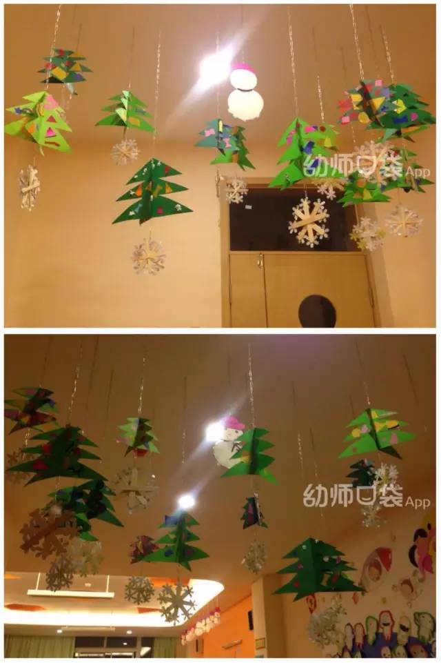 门窗墙面造型图片,圣诞装饰场景背景墙布置