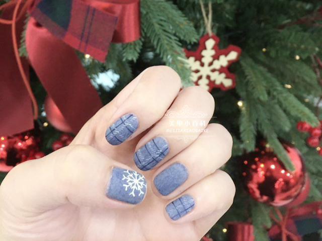 高大上豹纹美甲,适合冬天的皮草美甲