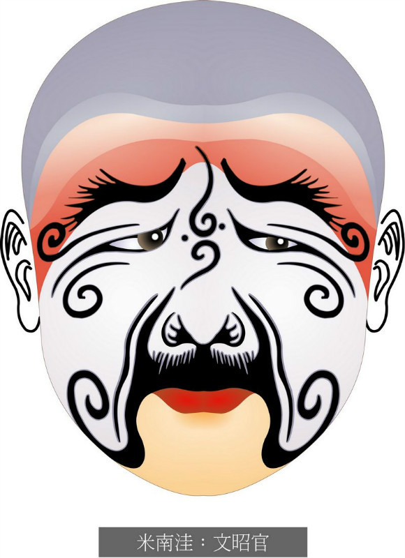 国粹脸谱重组画,国粹创意经典脸谱