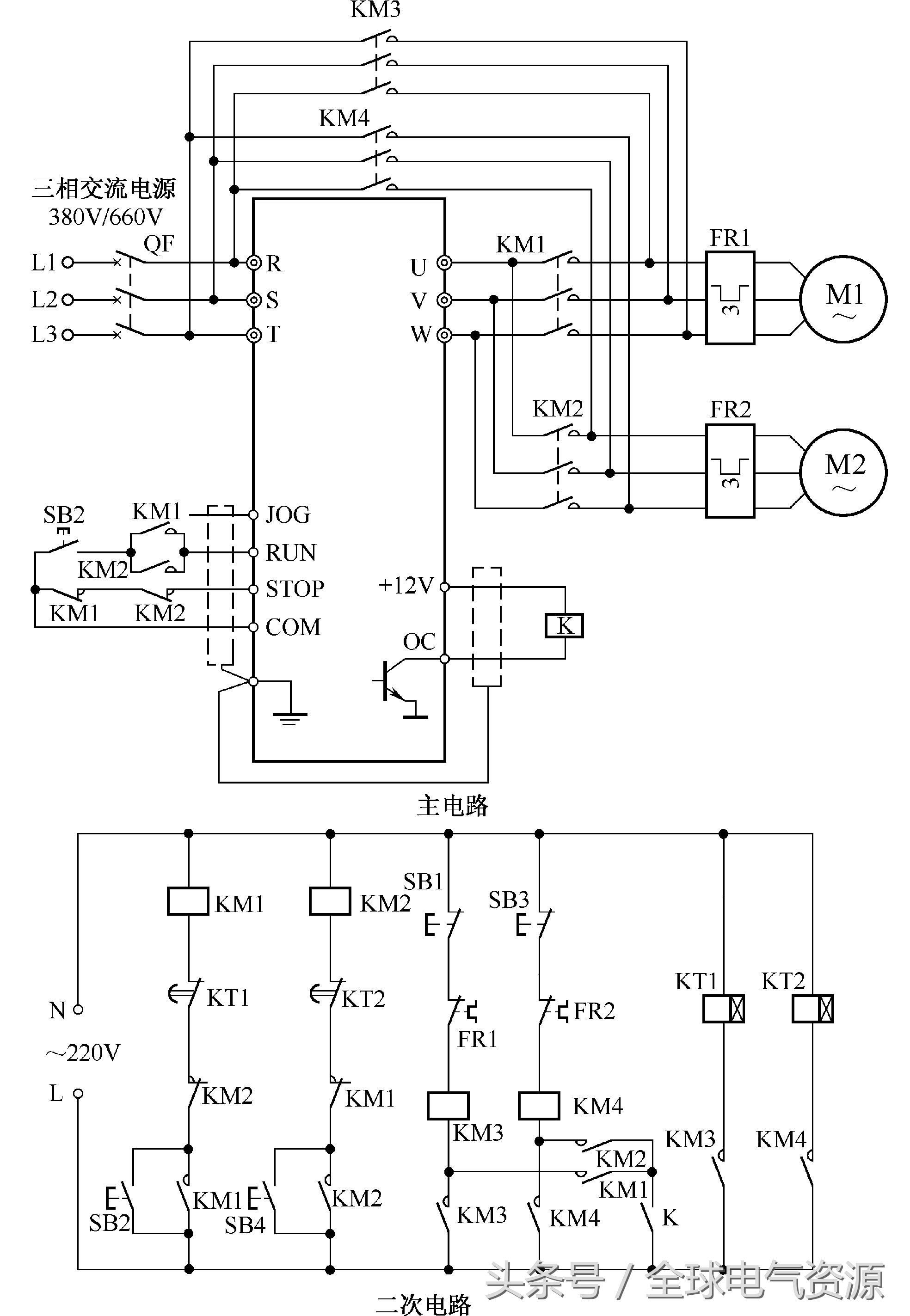 软启动控制水泵接线全过程视频,变频器怎么接线控制电机软启动