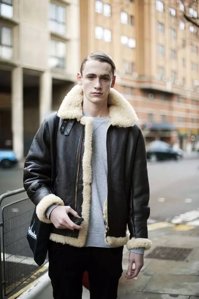 皮草羽绒搭配高级感冬天,真正皮毛一体的皮草外套