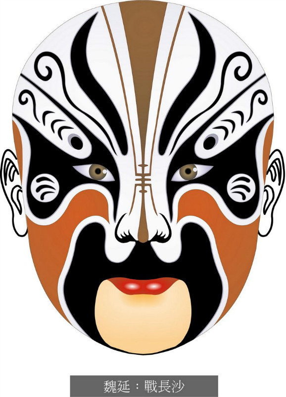 国粹脸谱重组画,国粹创意经典脸谱