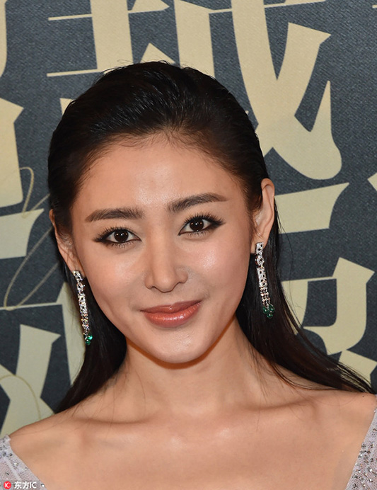 杨幂古丽娜扎宋茜演绎三级色阶橘色系