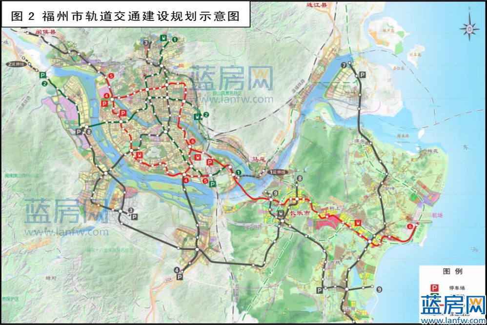 2024年福州开工建设的地铁线路,仓山地铁6号线图