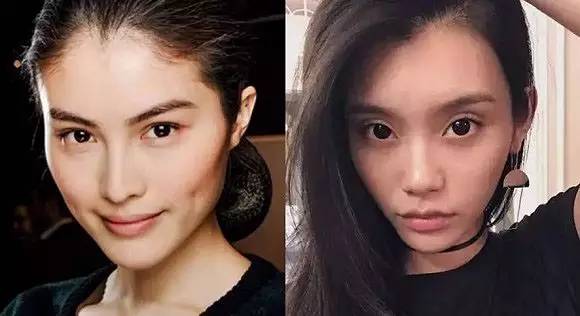 超模脸和网红脸的区别,你喜欢网红脸还是高级脸