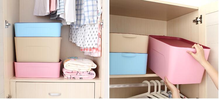 家庭必备收纳箱,节约空间衣服收纳箱塑料