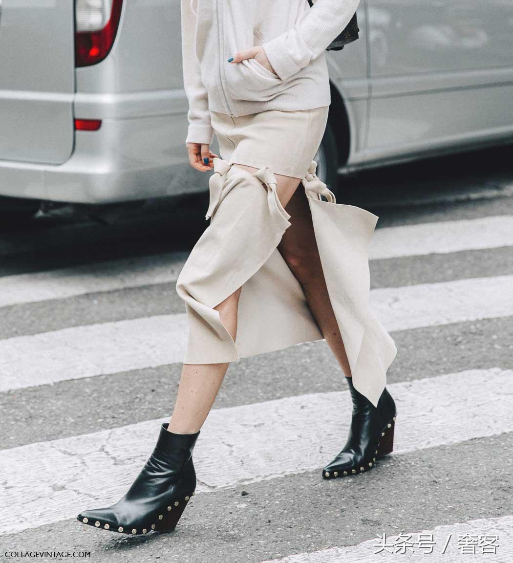 这个冬天必备短靴,冬时尚气质粗跟新款舒适圆头短靴