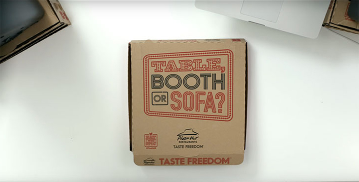 必胜客冬季新品披萨,必胜客披萨盒diy