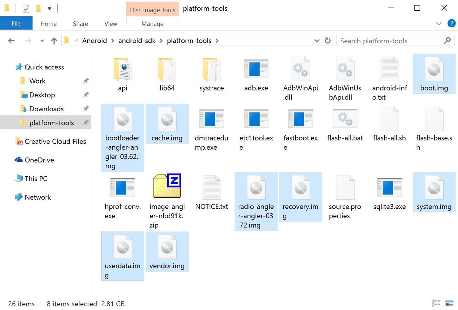详解使用fastboot为Android刷入原厂镜像