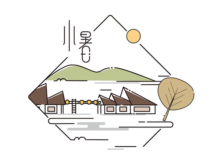 二十四节气第一个节气绘画,二十四节气的图画大全