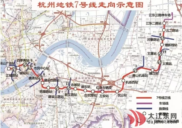 杭州地铁5号线姑娘桥站房子升值,杭州地铁7号线楼盘