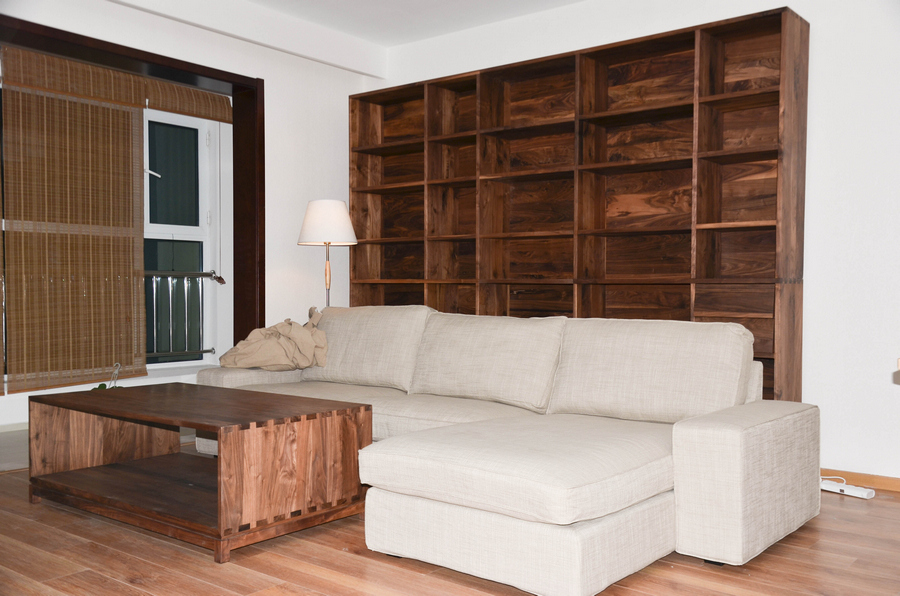 带你看看真实的实木家具工厂,北京实木家具定制