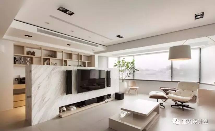 电视墙节省空间,电视墙太大用什么装饰一下