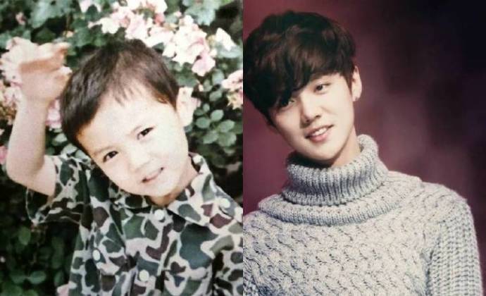 鹿晗自爆童年照,鹿晗童年照萌翻网友
