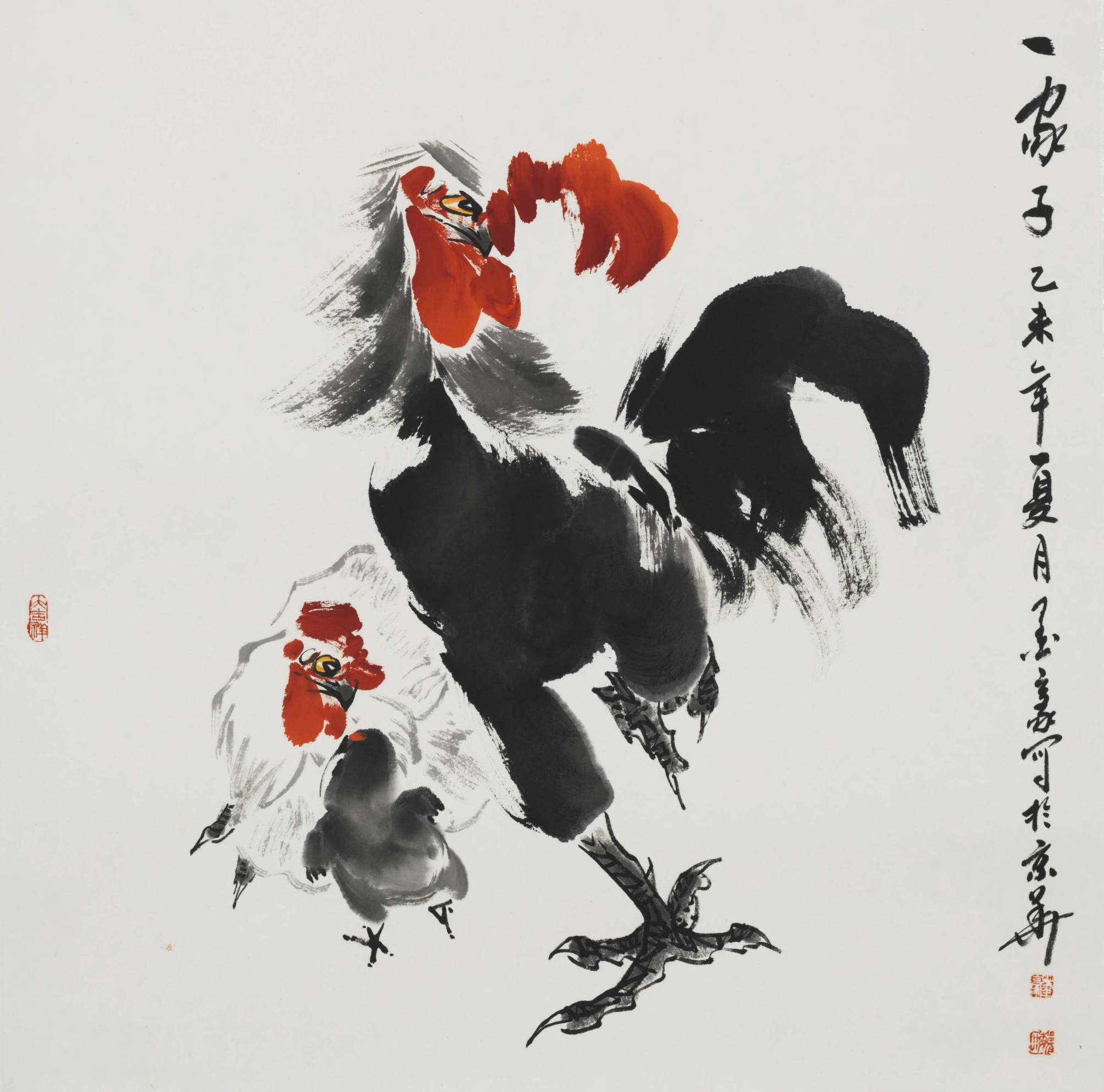 墨豪画鸡最好的画法,墨豪画鸡最新视频