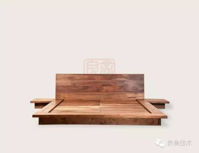 青岛实木定制床,珠海定制简约实木床