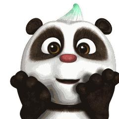 萌版熊猫表情包,熊猫表情包合集100张