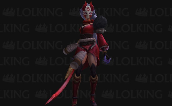 英雄联盟腥红之月皎月原画,腥红之月皎月动态原画