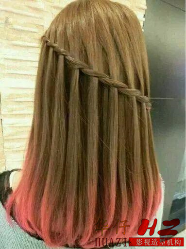 瀑布编发详细教程,瀑布的编发教程图解