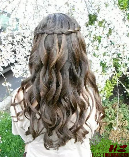 瀑布编发详细教程,瀑布的编发教程图解