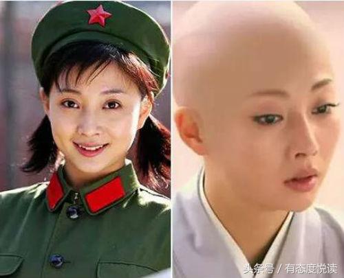 女星光头有惊艳也有惊悚！最美不是范冰冰杨幂而是名不见经传的她