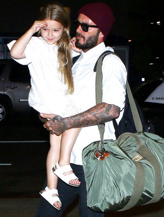 贝克汉姆女儿小七的图片,贝克汉姆女儿小七近照